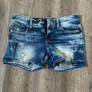 BKE denim shorts
